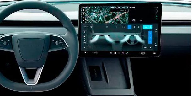 לוח המחוונים של טסלה Model 3